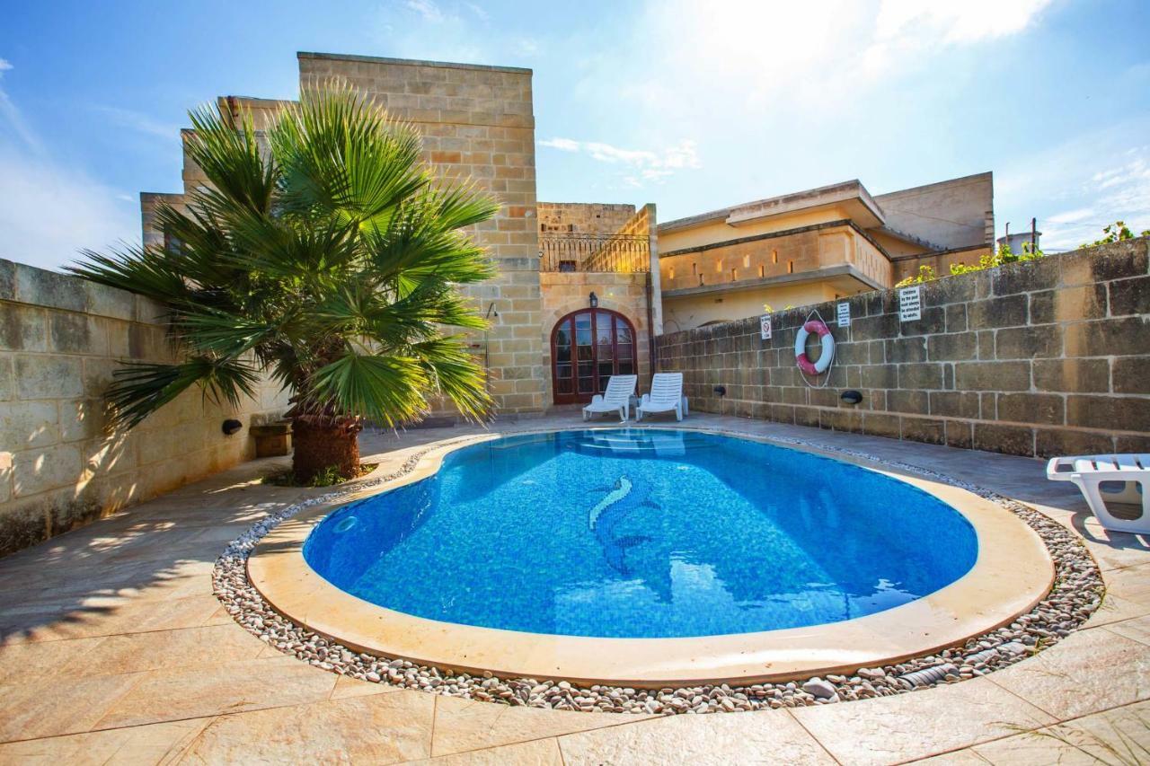 Il-Veduta Holiday Farmhouse With Sunny Private Pool In Island Of Gozo Għarb Exterior foto